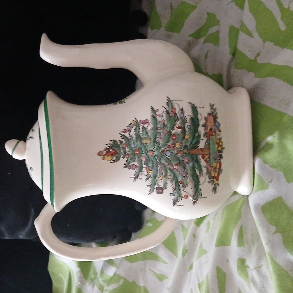 Spode Christmas Tree Pattern Coffee Pot